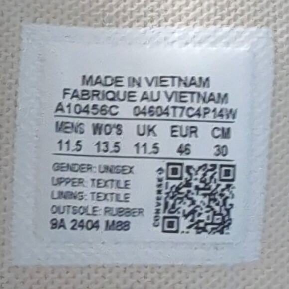 Converse CTAS XXHI White Purple Yellow Knee High Sneaker Boot M11.5 W13.5 NEW - Picture 5 of 9